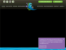 Tablet Screenshot of kayasolsurfhotel.com